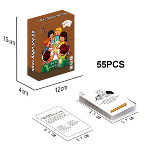 Juego <span class=keywords><strong>de</strong></span> <span class=keywords><strong>Cartas</strong></span> Vietnamita para Beber, 55 Piezas, para Adultos Mayores <span class=keywords><strong>de</strong></span> 21 Años - Divertido Juego <span class=keywords><strong>de</strong></span> <span class=keywords><strong>Cartas</strong></span> con Temática <span class=keywords><strong>de</strong></span> <span class=keywords><strong>Alcohol</strong></span> y Caja <span class=keywords><strong>de</strong></span> Regalo - Product Image 1