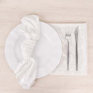 Crushed Velvet Dinner Napkin Supplier for Banquet Catering Reception and Event Company Projects with Serged Edge - Product Image 1