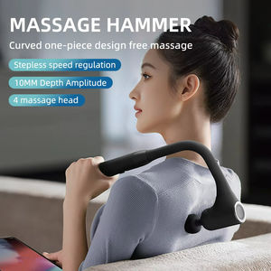 Mini Masseur Électrique Portable pour le Corps, 4 Têtes, Moteur Sans Balais, Contrôle de la Durée, Couleur Personnalisée, Pistolet de Massage, Pied, Cou, Jambe - Couleur - Product Image 2