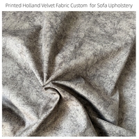 Tissu en velours pour ameublement, velours imprimé pour canapé