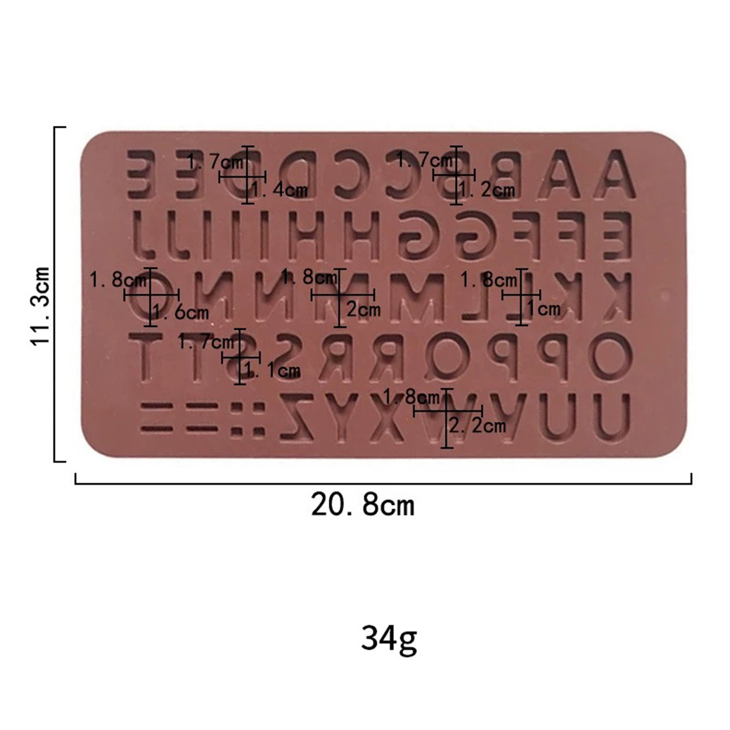 Alphabet Chocolate Mould