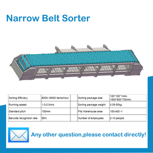 物流中心输送机分类更快的狭窄空间智能自动窄带输送机系统 - Product Image 4