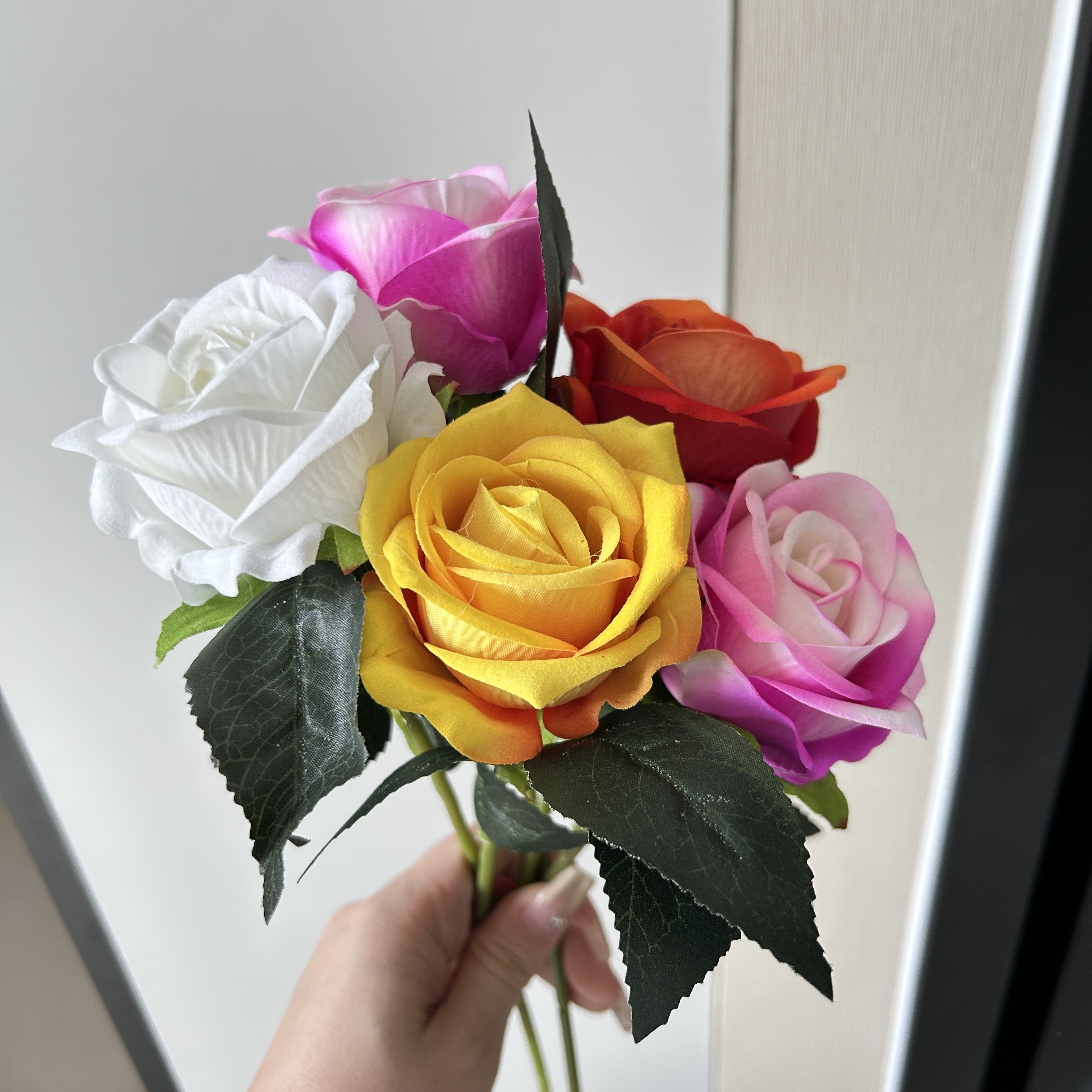artificial floral roses