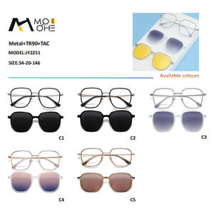 แว่นกันแดดทรงวงรีเต็มกรอบ MOOHE โพลาไรซ์ พร้อมคลิปแม่เหล็กป้องกันรังสียูวี สำหรับติดตั้งแม่เหล็ก ใช้ได้ทั้งชายและหญิง หรูหรา - Product Image 5