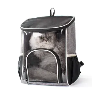 Wholesale Breathable Transparent Pet Cat Dog Travel Carrier Eco-Friendly Backpack For Pet