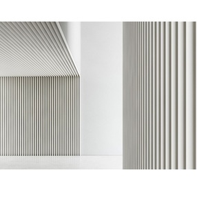 Paneles de Pared Acanalados de MDF de 12 mm de Alta Calidad con Acabado Estilo Madera para Proyectos de Decoración de Interiores Contemporáneos - Product Image 1