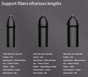 HK.SpiderRC FPV drone tanque de fibra profesional 0,26mm y 0,3mm FPV y UAV fibra óptica invisible - Product Image 2