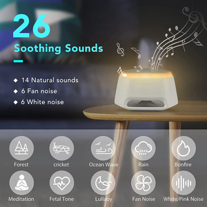 Machine à bruit blanc pour le sommeil avec veilleuse musicale, aide à l'exercice matinal à domicile pour les personnes âgées, version anglaise et russe - Product Image 3