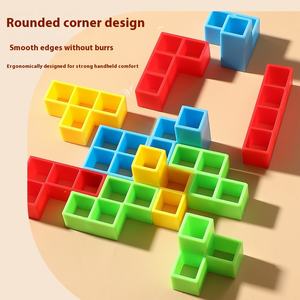 Bloques de apilamiento de juguete de enfoque interactivo educativo exclusivo bloques de construcción de equilibrio ruso para plástico para niños - Product Image 5