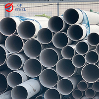Tuyau sans soudure en acier au carbone galvanisé GF Q235/Q345, norme ASTM, compatible soudage, transport d'huile, de gaz et d'eaux usées, certifié API