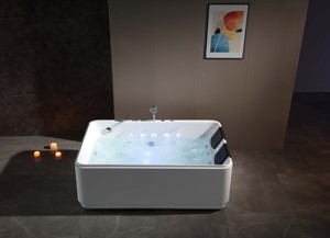 Nouvelles Trends1.9m Cascade Surf Spa Baignoire Villa de luxe Intérieur Bain à remous Baignoire de massage - Product Image 5