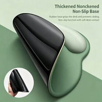 Tapis de souris ergonomique en silicone épais antidérapant avec support de poignet, tapis de souris d'ordinateur personnalisé OEM en gros pour la maison et le bureau