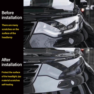 0.3*15M haute qualité TPU auto-réparation <span class=keywords><strong>Film</strong></span> anti-rayures gris clair phare de voiture <span class=keywords><strong>Film</strong></span> teinté feu arrière couleur TPU Auto lampe <span class=keywords><strong>Film</strong></span> - Product Image 5