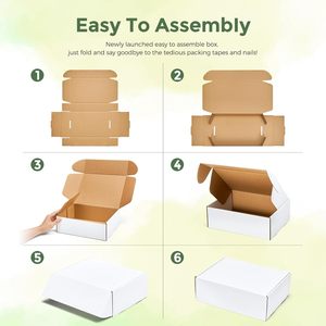 Bán buôn tùy chỉnh thiết kế logo nhỏ kraft giấy các tông sóng bưu phẩm tùy chỉnh Hộp quà tặng cho doanh nghiệp nhỏ với logo - Product Image 4