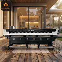 Printer Eco Solvent Roll Fed 3.2m, Mendukung Kertas Flexografi & Banner, Head Epson I3200 I1600, Peralatan Pencetakan Inkjet Otomatis