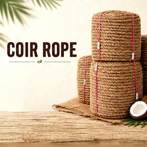 Cuerda de Fibra de Coco Trenzada de Alta Calidad al por Mayor para Tejido de Alfombras, Vietnam, Grosor Personalizable 14-16mm - Product Image 1