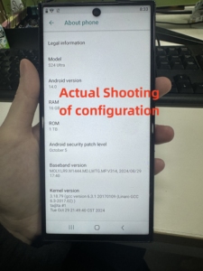 2025 nuovo arrivo S24 Dual SIM 5G Smartphone Ultra grande 108MP schermo 16GB + 1TB 14.0 Android <span class=keywords><strong>Mobile</strong></span> per il gioco spagnolo tedesco francese - Product Image 2