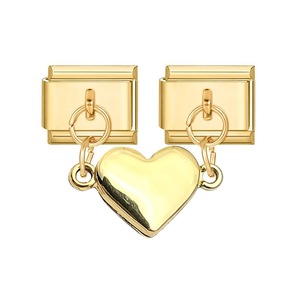 Moda creativa dolce amore romantico cuore italiano ciondoli per bracciale 9mm impermeabile in acciaio inossidabile fiori ciondoli italiani - Product Image 6