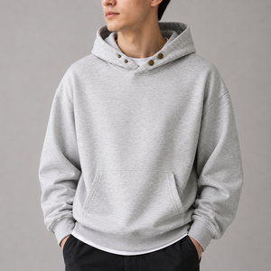 Sudadera con Capucha para Hombre, Personalizada, de Alta Calidad, Algodón y Poliéster, Diseño en Blanco al por Mayor, Sudadera con Capucha Gruesa Personalizada para Hombre - Product Image 1