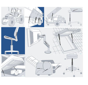 Verins a Gaz-Muelles de gas ajustables para aplicaciones automotrices y RV - Product Image 5