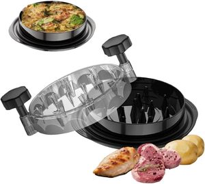 Triturador de Pollo de Plástico, Picador de Carne Giratorio, Mango Ergonómico, Tira Antideslizante Resistente, Libre de BPA, Apto para Lavavajillas, para Carne de Cerdo y Res - Product Image 1