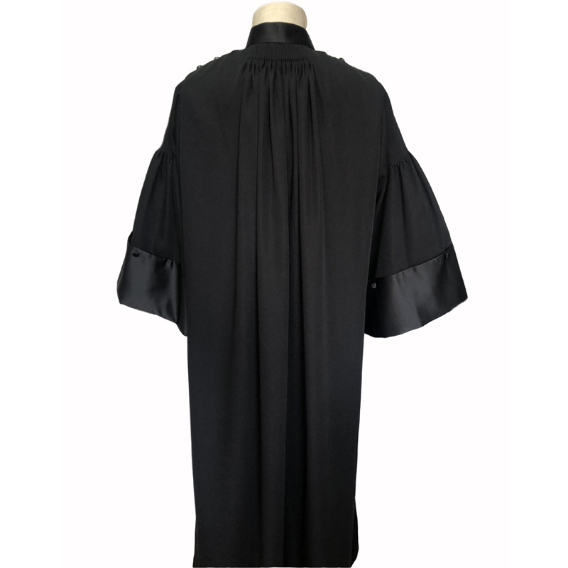 Luxury Custom Black Judge Robe Toga Dress - Unisex Sizes Luxury Custom Black Judge Robe Toga Dress - Unisex Sizes