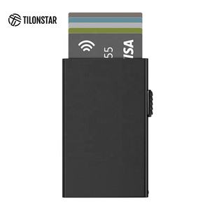 TILONSTAR TVC300 Vendedor superior Metal Aluminio Pop up Wallet Tarjetero automático RFID para negocios - Product Image 4