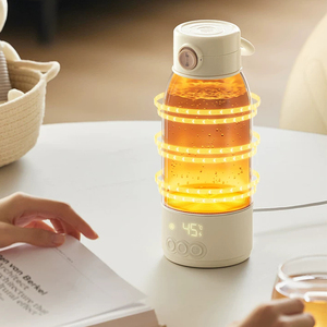 Bouilloire électrique de voyage 500 ml, bouilloire portable, petite chauffe-eau avec 4 réglages de température, acier inoxydable 316, ébullition rapide - Product Image 5