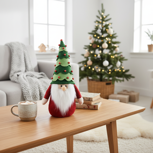 Manufactory Direct Santa Claus Figurine Felt Tree Hat Gnome Plush Stuffed <b>Doll</b> Christmas Decor - Product Image 2