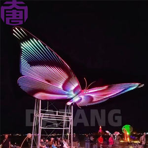 Silla Columpio LED de Plástico Impermeable con Luces RGB IP65 para Parque Temático, Venta al por Mayor, 1 Año de Garantía, ¡En Oferta! - Product Image 1