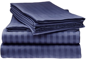 Customized <strong>Single</strong> Double Queen King White Stripe Cotton Hotel Bed <strong>Sheet</strong> Flat <strong>Sheet</strong> <strong>Fitted</strong> <strong>Sheet</strong> Set - Product Image 2