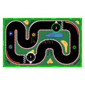 Coches de Choque Go-Kart de Plástico Duradero con Proyección Mágica 3D Interactiva AR/MR para Desafíos de Carreras Personalizados e Inmersivos - Product Image 6