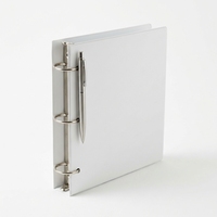 Carpeta de Anillas A4 de Lujo, Carpeta Profesional para Archivar Documentos para Reuniones Ejecutivas