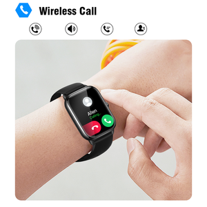 สมาร์ทวอทช์สี่เหลี่ยม KT65สำหรับผู้ชายและผู้หญิง, นาฬิกาอัจฉริยะระบบ Android กันน้ำอัตราการเต้นของหัวใจโทรผ่าน BT เครื่องติดตามการออกกำลังกายนาฬิกาสำหรับ iOS - Product Image 6