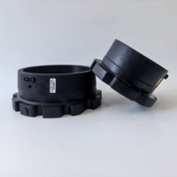 Bride électrofusion HDPE PE100 SDR11 SDR17 surface lisse pour entrepreneurs en projets d'irrigation, tailles DN personnalisées
