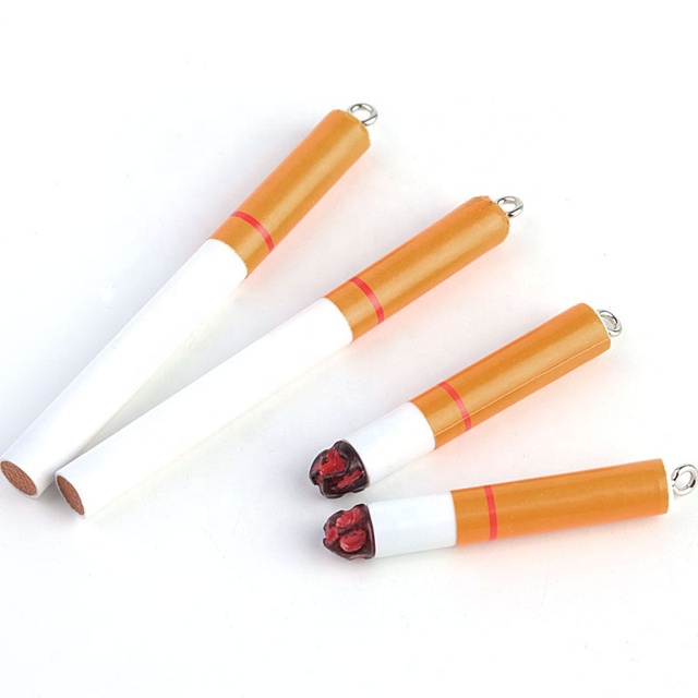 2024 New Design Hot Selling Cigarette Keyring Joke Novelty Fag Keychain Smoking Smoker Gift Funny Cig Puff