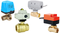 TKFM 220v DN15 3 fils 2 contrôle électrique laiton robinet à bille d'eau prix des fabricants