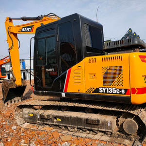 Excavatrice d'occasion originale SY135C-9 Sany SY135C 13 tonnes sur chenilles pelleteuse d'occasion machines de construction vente bon marché - Product Image 2