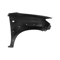 Fournisseur direct d'usine, garde-boue avant en acier pour Toyota Hilux Vigo 2012 avec trou pour lampe et trou pour garniture de roue