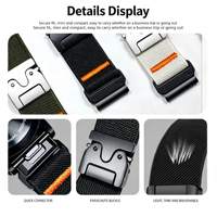Tali Magnetik Nilon Elastis Lepas Cepat 20mm 22mm 26mm untuk Jam Tangan Garmin