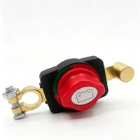 Interrupteur de déconnexion de batterie 12V 24V, coupe-circuit rotatif, borne en laiton pour voiture, camion, camping-car, véhicule marin