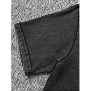 Camiseta Gráfica Extra Grande de Manga Corta para Hombre, 230g, Algodón Puro, Cuello en V, Estilo Y2K, Ropa Casual - Product Image 1