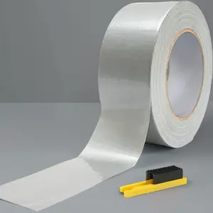 中国制造商的防水丁基胶带，带铝箔表面舱口盖的自粘沥青沥青修补胶带