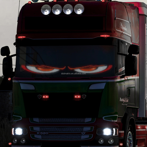 1664 5V <strong>Programmable</strong> Free Design APP <strong>Control</strong> Devil's Eyes Flexible Led Matrix Panels Advertising Led Screen for Truck - Product Image 6