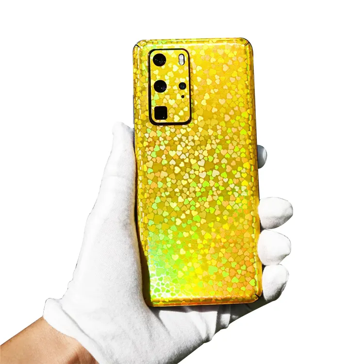 Fonlyu Nano Plating Golden Gold Back Cover Protector Sticker Phone Protective Skin Suitable For Film Cutting Machine