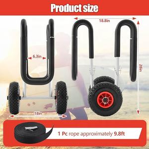 <span class=keywords><strong>Chariot</strong></span> SUP unique <span class=keywords><strong>pour</strong></span> planches à <span class=keywords><strong>pagaie</strong></span> et planches de surf Canoës Kayak Chariots Kayak Trolley Kayak Remorques - Product Image 2