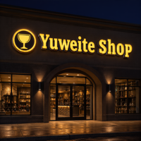 Enseigne LED personnalisée en lettres lumineuses acryliques pour extérieur, logo de devanture de magasin, enseigne électrique pour agence, bureau de finance, immeuble commercial