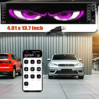 Pantalla LED Mini de Alta Calidad, 3840 Píxeles, Control por Aplicación Bluetooth USB, Patrón de Texto Personalizable, Letrero LED Flexible para Uso en Interiores