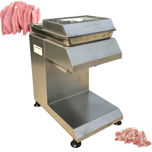 Máquina Cortadora de Carne de Acero Inoxidable, Rebanadora Automática de Carne Fresca y Congelada, Cortadora de Cubos de Alta Capacidad con Grosor Ajustable - Product Image 1