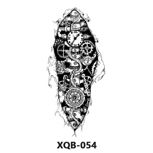 Pegatina de <span class=keywords><strong>tatuaje</strong></span> temporal de medio brazo, diseño Tribal duradero y seguro para hombres, pegatina de <span class=keywords><strong>tatuaje</strong></span> corporal de <span class=keywords><strong>manga</strong></span> de mano - Product Image 5